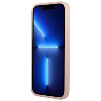 Guess GUHCP13MPSATPP iPhone 13 6.1 "pink / pink hardcase SaffianoTriangle Logo Cardslot