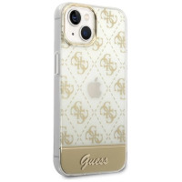 Guess GUHCP14MHG4MHG iPhone 14 Plus 6.7 "gold / gold hardcase 4G Pattern Script