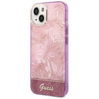 Guess GUHCP14MHGJGHP iPhone 14 Plus 6.7 "pink / pink hardcase Jungle Collection