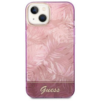 Guess GUHCP14MHGJGHP iPhone 14 Plus 6.7 "pink / pink hardcase Jungle Collection