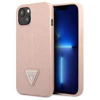 Guess GUHCP14MPSATLP iPhone 14 Plus 6,7 "pink / pink hardcase SaffianoTriangle Logo