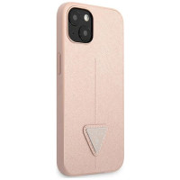 Guess GUHCP14MPSATLP iPhone 14 Plus 6,7 "pink / pink hardcase SaffianoTriangle Logo