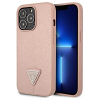Guess GUHCP14XPSATLP iPhone 14 Pro Max 6,7 "pink / pink hardcase SaffianoTriangle Logo
