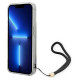 Guess GUOHCP14LHFLSB iPhone 14 Pro 6.1 "blue / blue hardcase Flower Strap