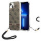 Guess GUOHCP14MH4STW iPhone 14 Plus 6.7 "brown / brown hardcase 4G Print Strap