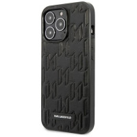 Karl Lagerfeld KLHCP13LMNMP1K iPhone 13 Pro / 13 6.1 "hardcase black / black Monogram Plaque