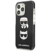Karl Lagerfeld KLHCP13LTPE2TK iPhone 13 Pro / 13 6,1" hardcase czarny/black Karl&Choupette Head
