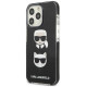 Karl Lagerfeld KLHCP13LTPE2TK iPhone 13 Pro / 13 6,1" hardcase czarny/black Karl&Choupette Head