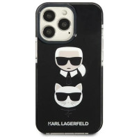 Karl Lagerfeld KLHCP13LTPE2TK iPhone 13 Pro / 13 6,1" hardcase czarny/black Karl&Choupette Head