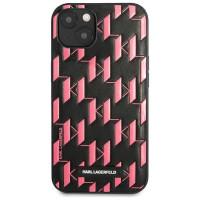 Karl Lagerfeld KLHCP13SMNMP1P iPhone 13 mini 5,4 "hardcase pink / pink Monogram Plaque