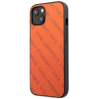 Karl Lagerfeld KLHCP13SPTLO iPhone 13 mini 5,4 "hardcase orange / orange Perforated Allover