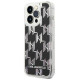 Karl Lagerfeld KLHCP14LLMNMK iPhone 14 Pro 6.1 "hardcase black / black Liquid Glitter Monogram