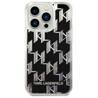 Karl Lagerfeld KLHCP14LLMNMK iPhone 14 Pro 6.1 "hardcase black / black Liquid Glitter Monogram