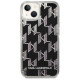Karl Lagerfeld KLHCP14MLMNMK iPhone 14 Plus 6.7 "hardcase black / black Liquid Glitter Monogram