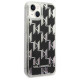 Karl Lagerfeld KLHCP14MLMNMK iPhone 14 Plus 6.7 "hardcase black / black Liquid Glitter Monogram