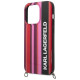 Karl Lagerfeld KLHCP14XSTSTP iPhone 14 Pro Max 6.7 "hardcase pink / pink Color Stripes Strap