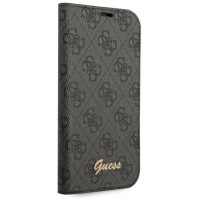 Guess GUBKP14SHG4SHK iPhone 14 6.1 "black / black book 4G Vintage Gold Logo