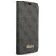 Guess GUBKP14SHG4SHK iPhone 14 6.1 "black / black book 4G Vintage Gold Logo