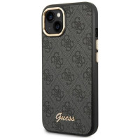 Guess GUHCP14SHG4SHK iPhone 14 6.1 "black / black hard case 4G Vintage Gold Logo