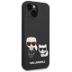 Karl Lagerfeld KLHMP14MSSKCK iPhone 14 Plus 6.7 "hardcase black / black Liquid Silicone Karl & Choupette Magsafe