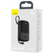 Baseus Qpow Digital Display power bank with fast charging 20000mAh 20W QC/PD/SCP/FCP with built-in Lightning cable black