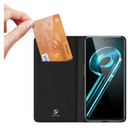 Dux Ducis Skin Pro Case For Realme 10 5G / Realme 9i 5G Cover Flip Card Wallet Stand Black