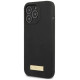 Guess GUHMP13LSPLK iPhone 13 Pro / 13 6.1" black/black hard case Silicone Logo Plate MagSafe