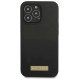Guess GUHMP13LSPLK iPhone 13 Pro / 13 6.1" black/black hard case Silicone Logo Plate MagSafe
