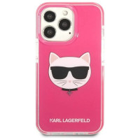 Karl Lagerfeld Etui Karl Lagerfeld Choupette Head na iPhone 13 Pro Max - fuksjowe