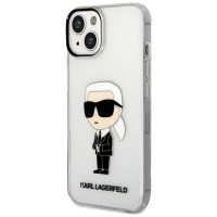 Karl Lagerfeld Ikonik Karl case for iPhone 14 Plus - transparent