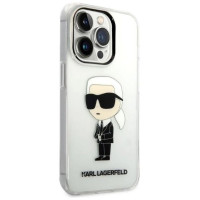 Karl Lagerfeld Ikonik Karl case for iPhone 14 Pro Max - transparent