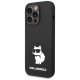 Karl Lagerfeld Silicone Choupette case for iPhone 14 Pro Max - black