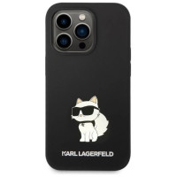 Karl Lagerfeld Silicone Choupette case for iPhone 14 Pro Max - black