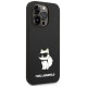 Karl Lagerfeld Silicone Choupette case for iPhone 14 Pro Max - black