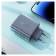 Acefast charger GaN 65W 3 ports (1xUSB, 2xUSB C) pink (A45)