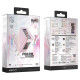 Acefast charger GaN 65W 3 ports (1xUSB, 2xUSB C) pink (A45)
