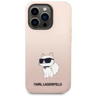 Karl Lagerfeld KLHCP14LSNCHBCP iPhone 14 Pro 6.1" hardcase pink/pink Silicone Choupette