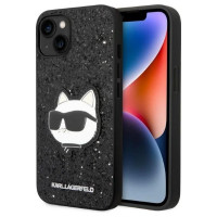 Karl Lagerfeld KLHCP14MG2CPK iPhone 14 Plus 6.7" black/black hardcase Glitter Choupette Patch