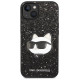 Karl Lagerfeld KLHCP14MG2CPK iPhone 14 Plus 6.7" black/black hardcase Glitter Choupette Patch