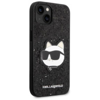 Karl Lagerfeld KLHCP14MG2CPK iPhone 14 Plus 6.7" black/black hardcase Glitter Choupette Patch