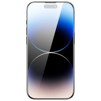 Baseus Set of 2x Tempered Glass for iPhone 14 Pro Max Full Screen with Speaker Cover 0.3mm + Mounting Frame