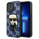 Karl Lagerfeld KLHCP13LPMNIKBL iPhone 13 Pro / 13 6.1" hardcase blue/blue Monogram Ikonik Patch
