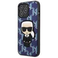 Karl Lagerfeld KLHCP13LPMNIKBL iPhone 13 Pro / 13 6.1" hardcase blue/blue Monogram Ikonik Patch