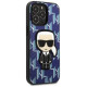 Karl Lagerfeld KLHCP13LPMNIKBL iPhone 13 Pro / 13 6.1" hardcase blue/blue Monogram Ikonik Patch
