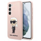 Karl Lagerfeld KLHCS23MSNIKBCP S23+ S916 hardcase pink/pink Silicone Ikonik