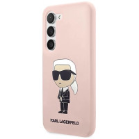 Karl Lagerfeld KLHCS23MSNIKBCP S23+ S916 hardcase pink/pink Silicone Ikonik
