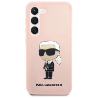 Karl Lagerfeld KLHCS23MSNIKBCP S23+ S916 hardcase pink/pink Silicone Ikonik