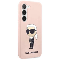 Karl Lagerfeld KLHCS23MSNIKBCP S23+ S916 hardcase pink/pink Silicone Ikonik