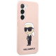 Karl Lagerfeld KLHCS23MSNIKBCP S23+ S916 hardcase pink/pink Silicone Ikonik