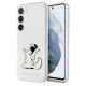 Karl Lagerfeld KLHCS23MCFNRC S23+ S916 transparent hardcase Choupette Fun